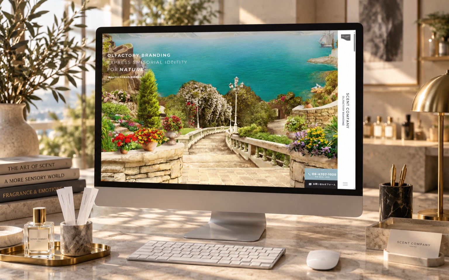 SCENT COMPANY JAPAN — Web サイトのトップ画面